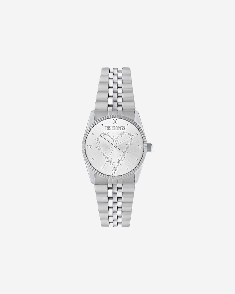 The Kooples MIXTE SILVER montre heart wire argentée
