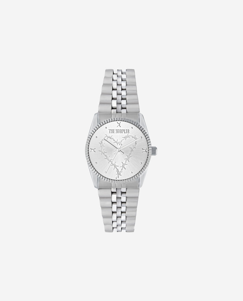 The Kooples MIXTE SILVER montre heart wire argentée