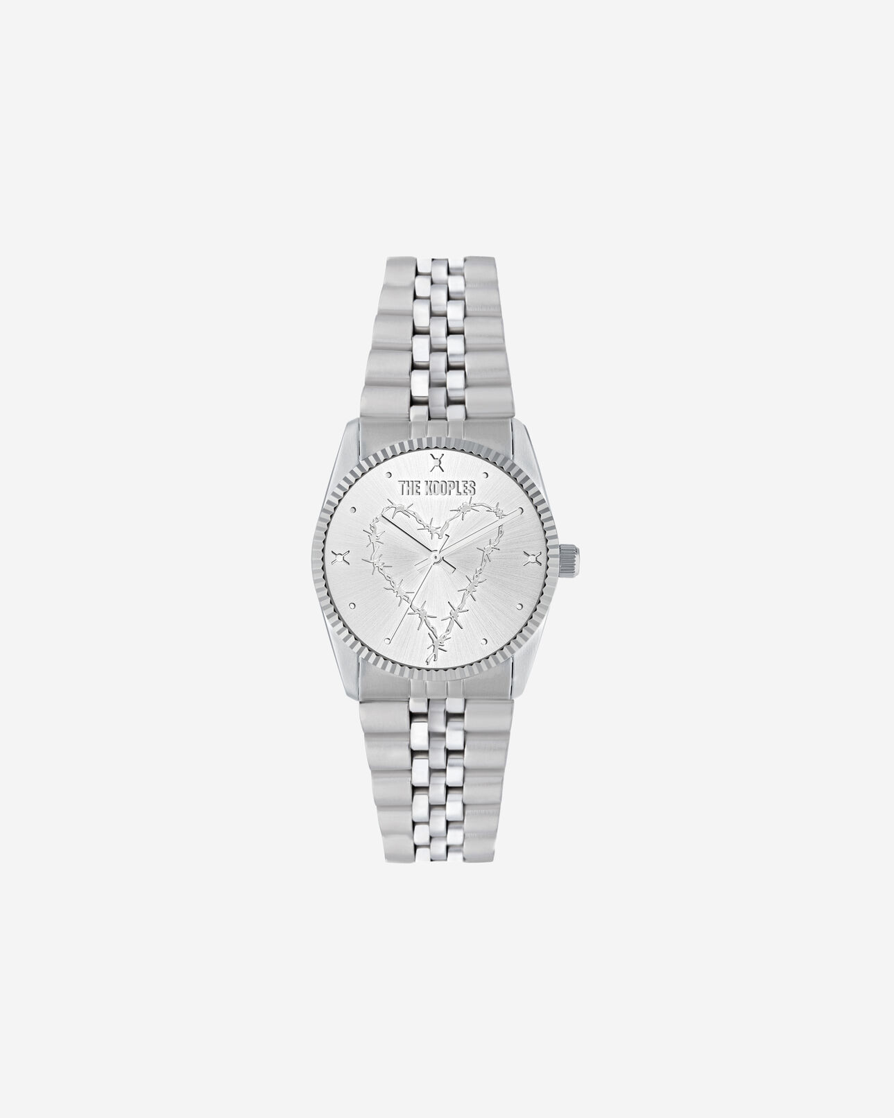 The Kooples MIXTE SILVER montre heart wire argentée