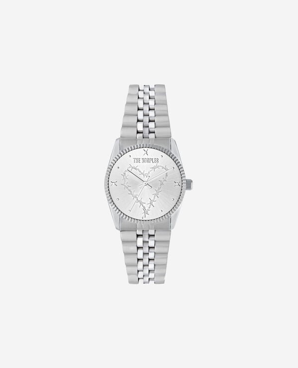 The Kooples MIXTE SILVER montre heart wire argentée