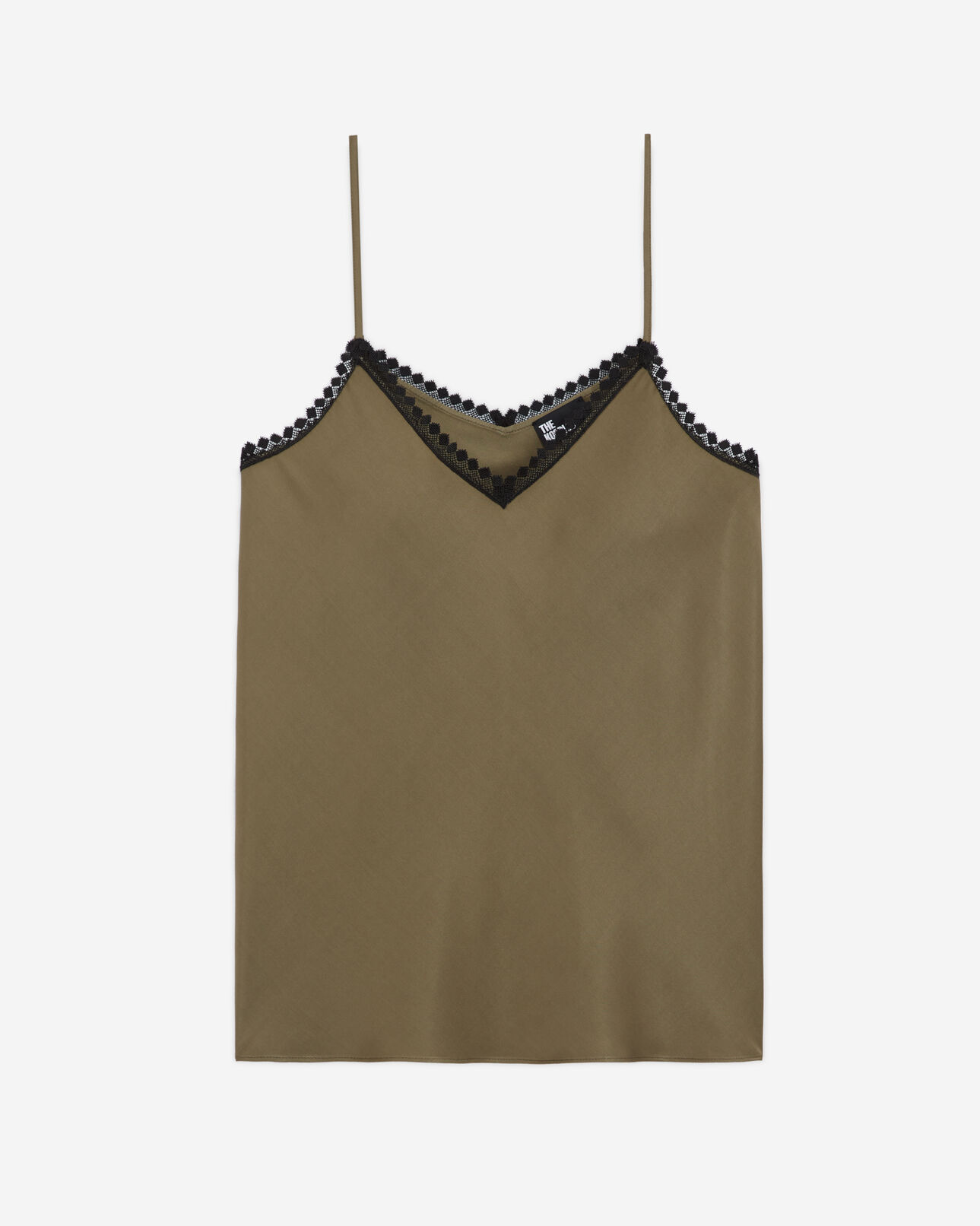 The Kooples DAMEN ALGUE trägerhemd in khaki