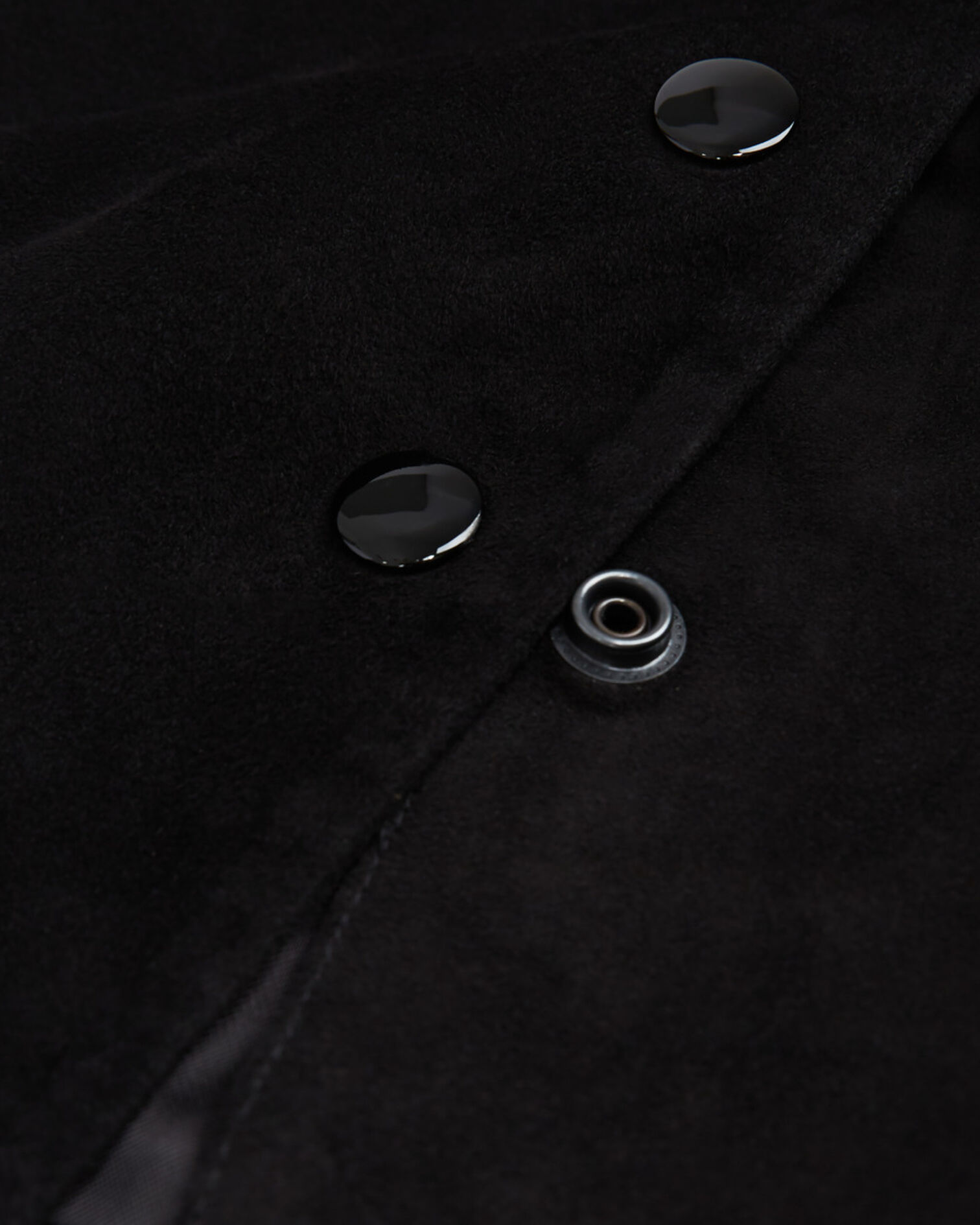 Jupe courte en cuir noire, BLACK, hi-res image number null