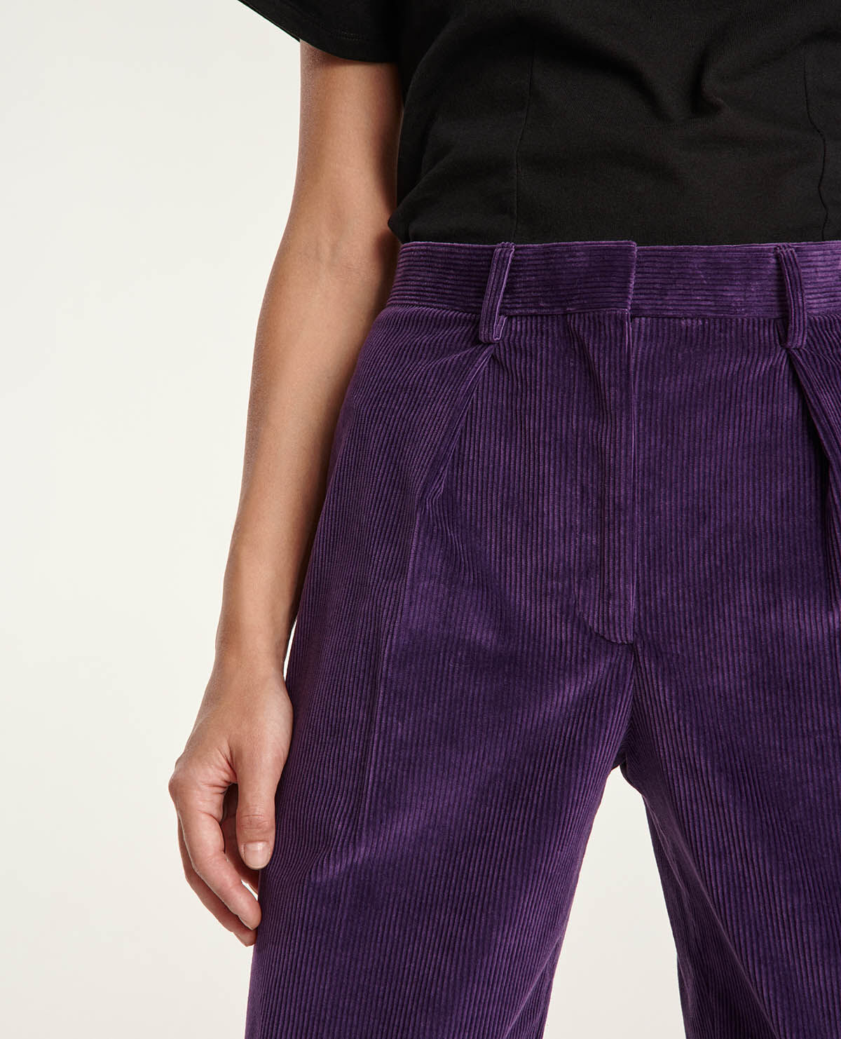 Buy online Solid Purple Corduroy Trouser from bottom wear for Women by  Xpose for 749 at 50 off  2023 Limeroadcom