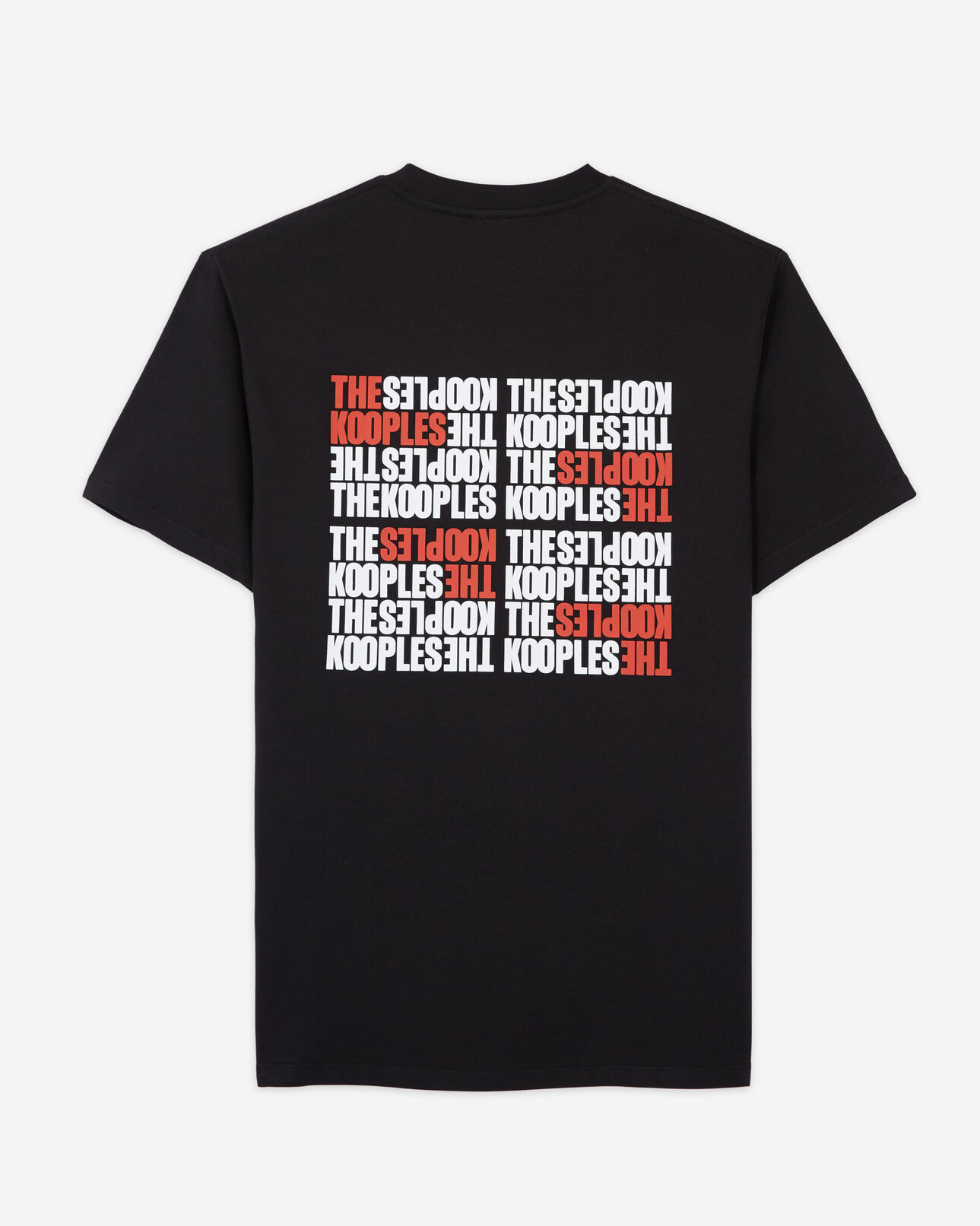 The Kooples HOMME BLACK t-shirt homme logo the kooples noir
