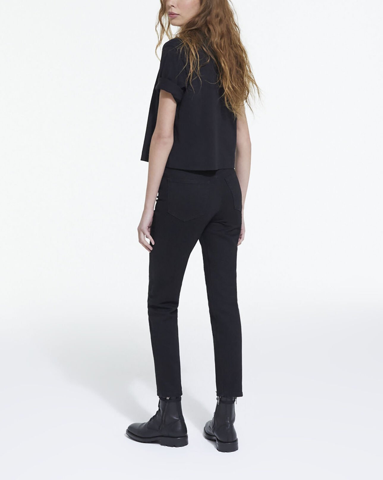 The Kooples FEMME BLACK t-shirt logo the kooples noir