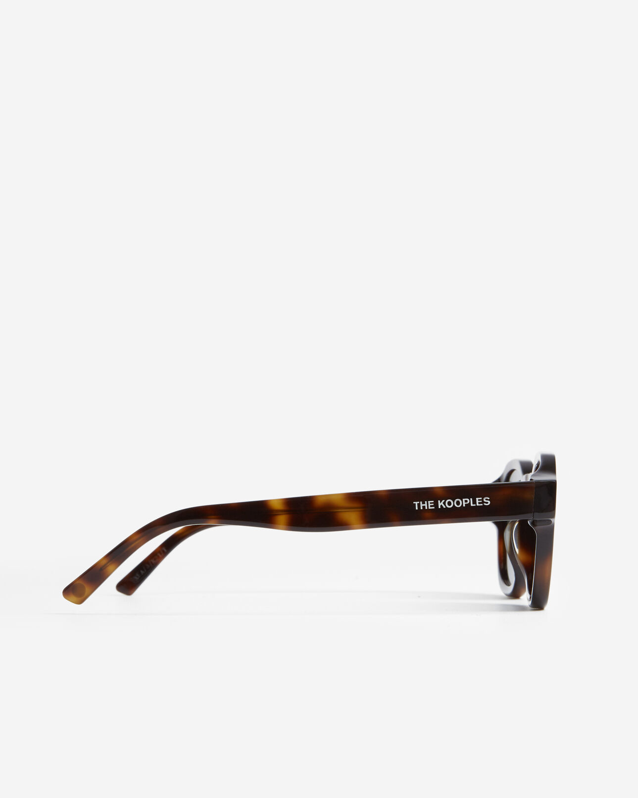 The Kooples WOMEN BROWN brown tortoiseshell sunglasses