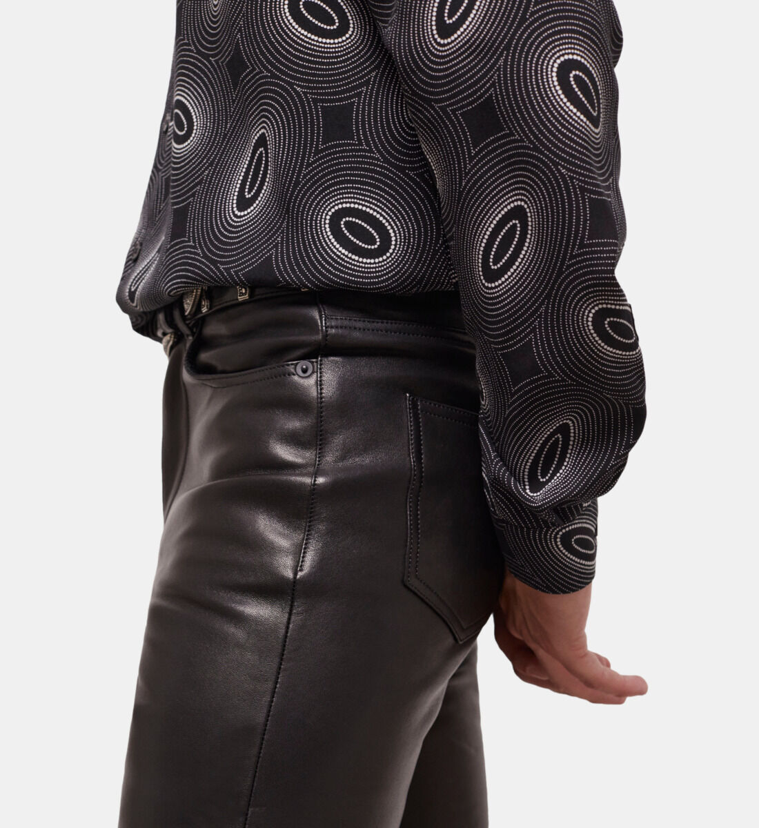 Kooples hotsell leather trousers