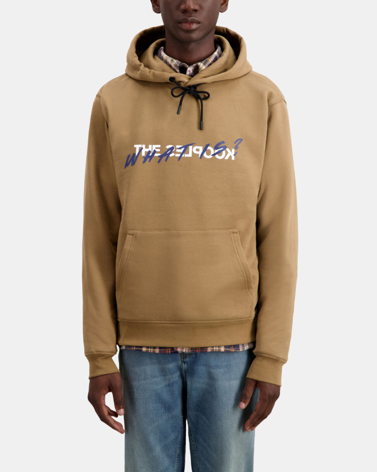 The Kooples MEN BROWN-BEIGE camel what is hoodie