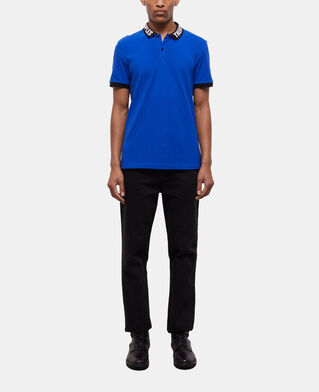 The Kooples HERREN BLUE ELECTRIC blaues poloshirt