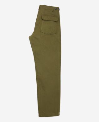 The Kooples MEN DARK KAKI beige chino pants with side pockets