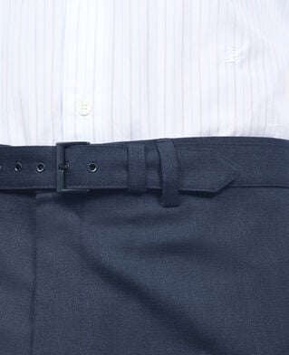 The Kooples MEN NAVY navy blue wool suit trousers