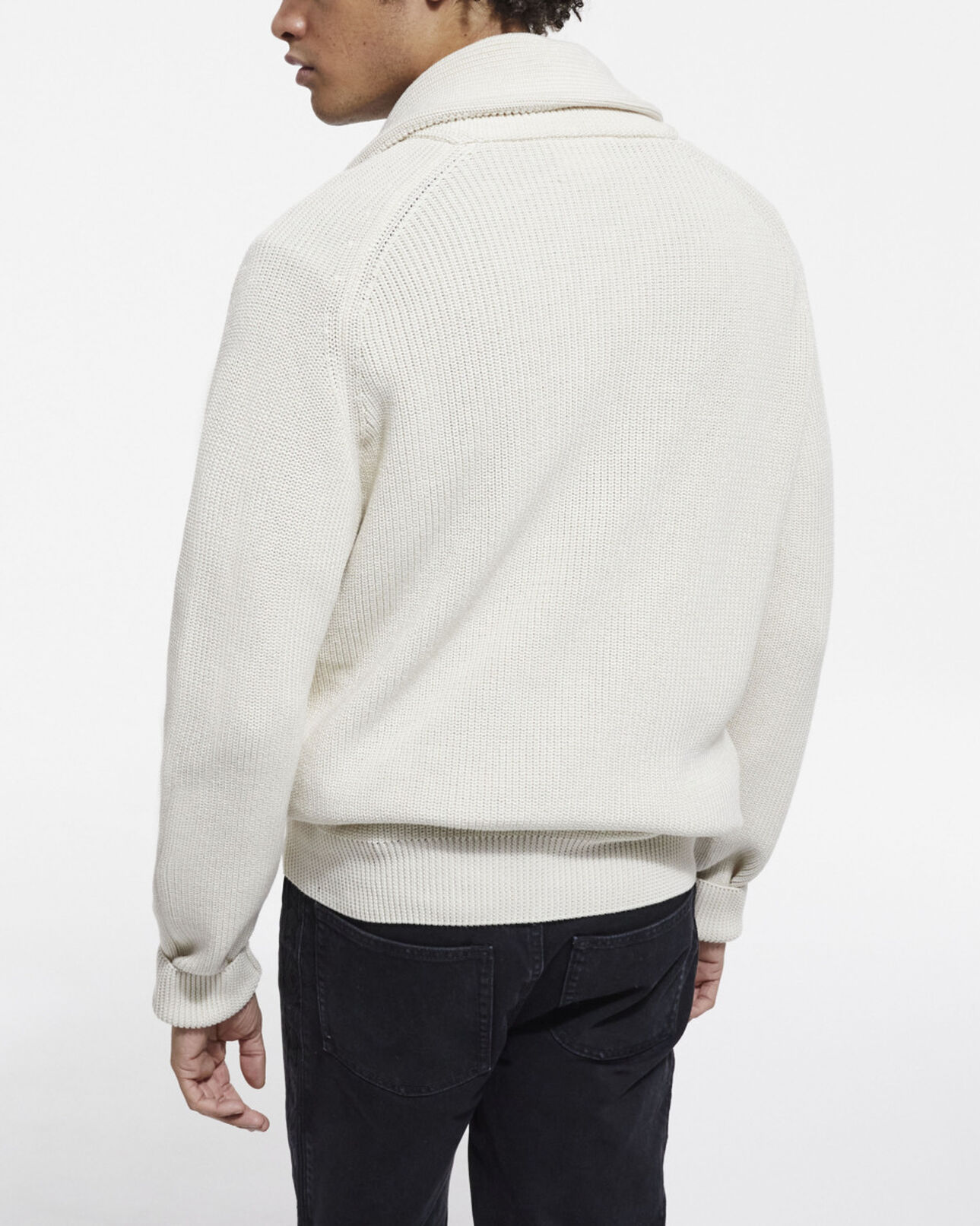 The Kooples HOMME OFF WHITE cardigan beige