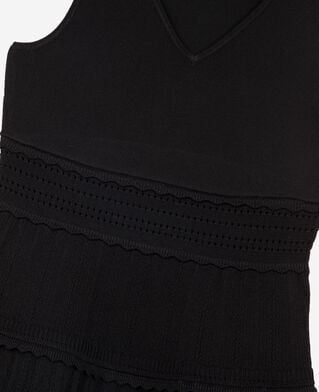 The Kooples F BLACK short black mesh dress