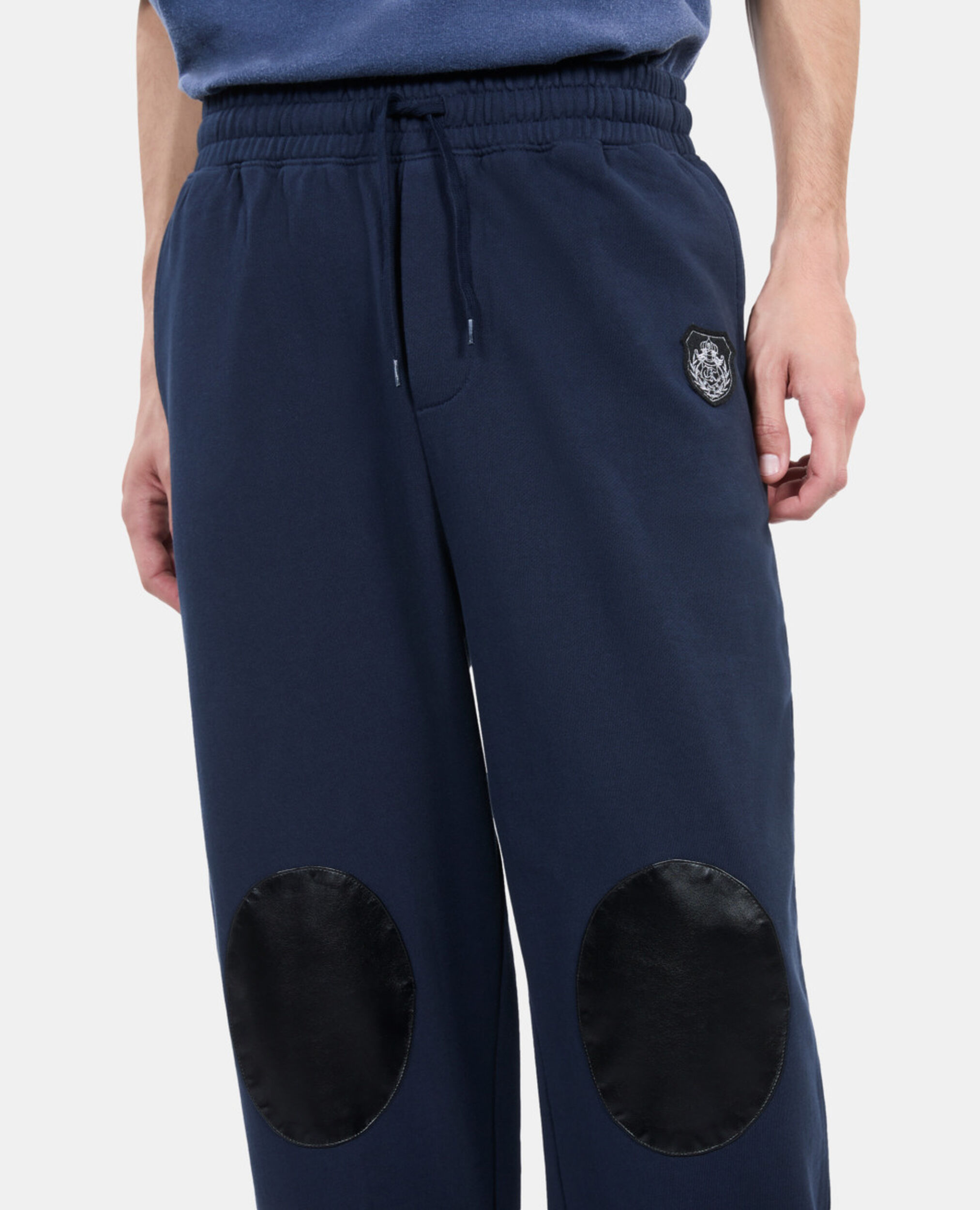 Bas de jogging blason bleu, DARK BLUE, hi-res image number null