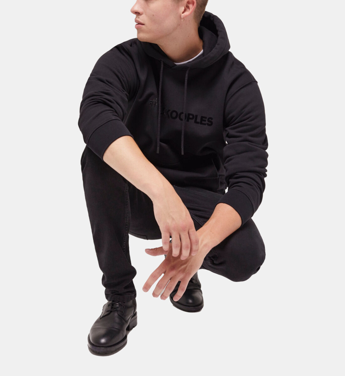 Black logo hoodie The Kooples