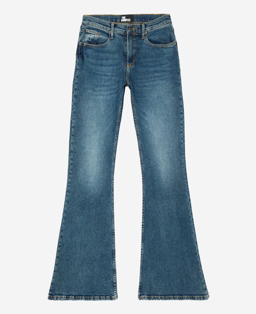 The Kooples WOMEN VINTAGE BLUE blue flare jeans