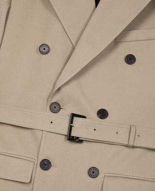 The Kooples MEN SAND long beige trench coat