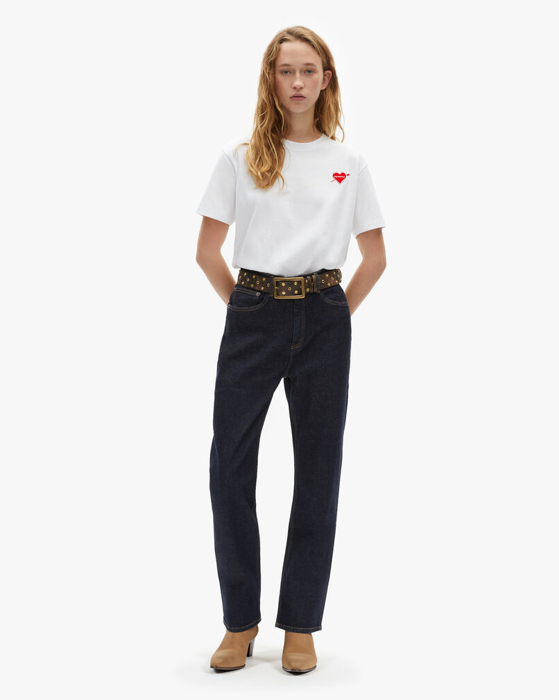 The Kooples FEMME BLUE ELECTRIC jean boyfriend bleu foncé