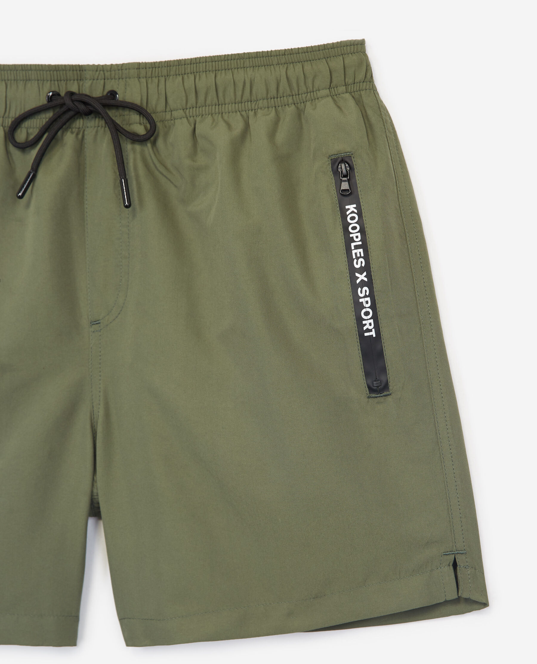 Maillot de bain kaki poches zipp es The Kooples