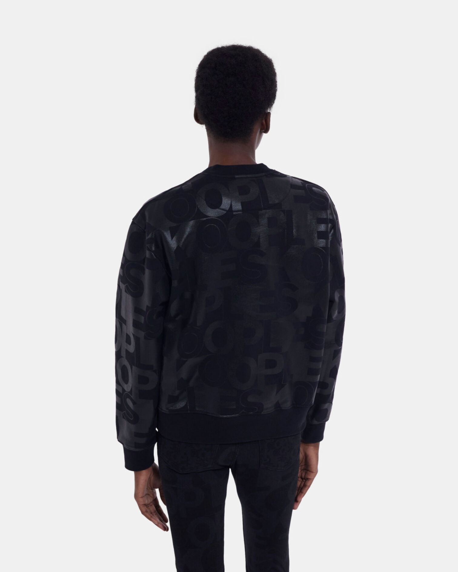 Sweat logo The Kooples noir, BLACK, hi-res image number null