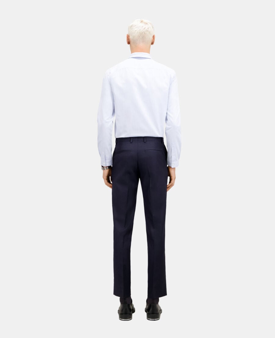 The Kooples HOMME NAVY pantalon de costume bleu marine en laine