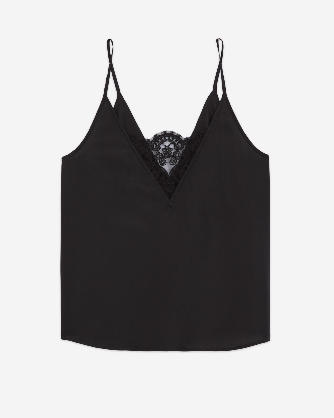 The Kooples FEMME BLACK top sans manches noir