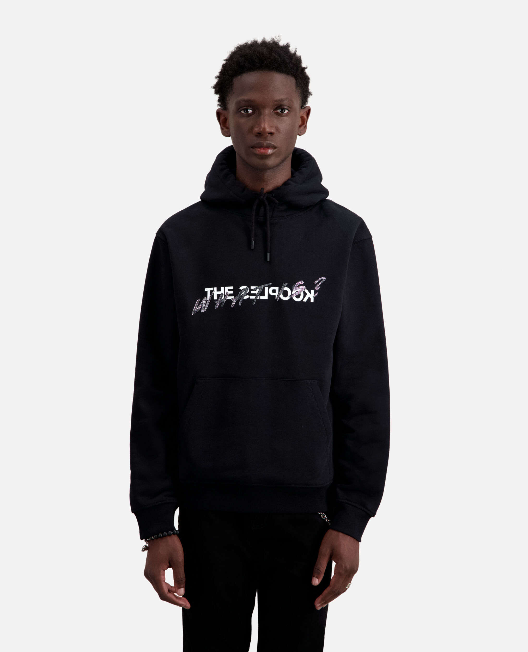 Men's Black What is sweatshirt, BLACK, hi-res image number null