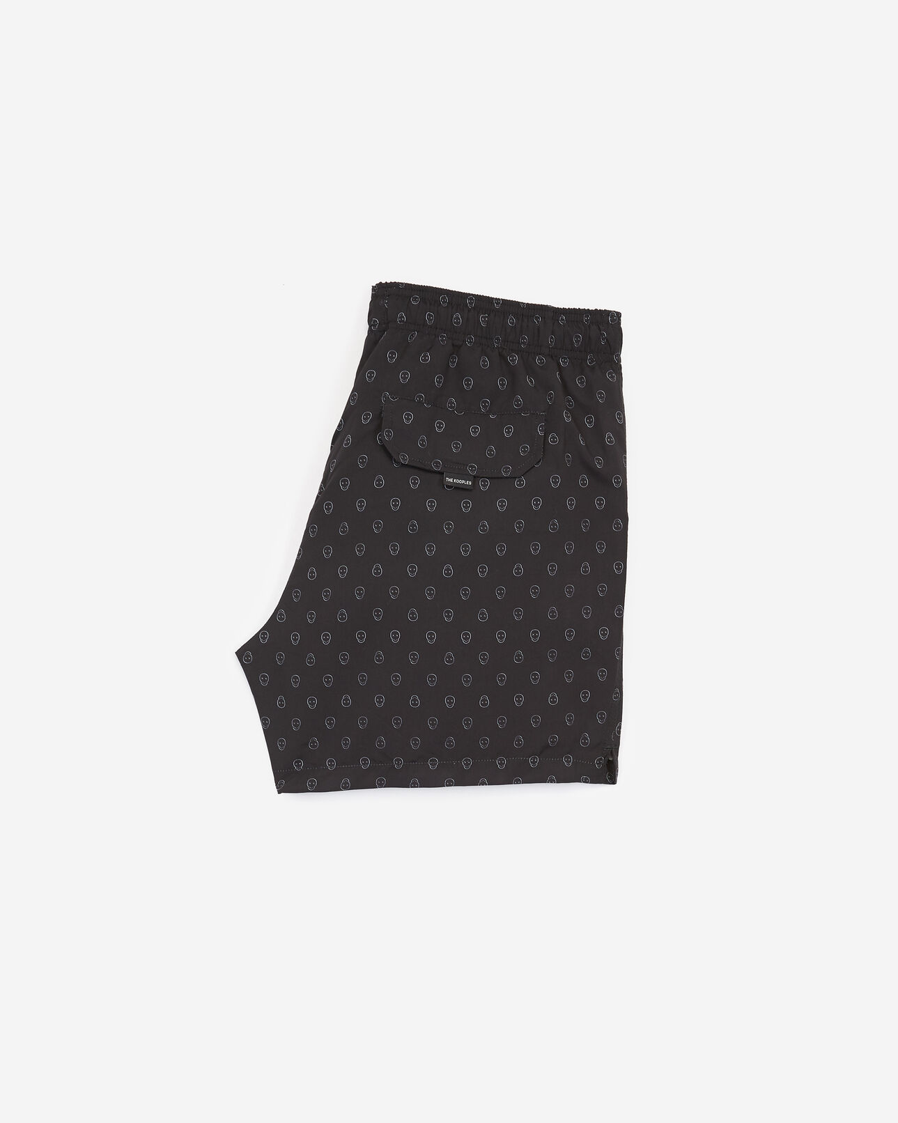 The Kooples HOMME BLACK maillot de bain noir motif tête de mort