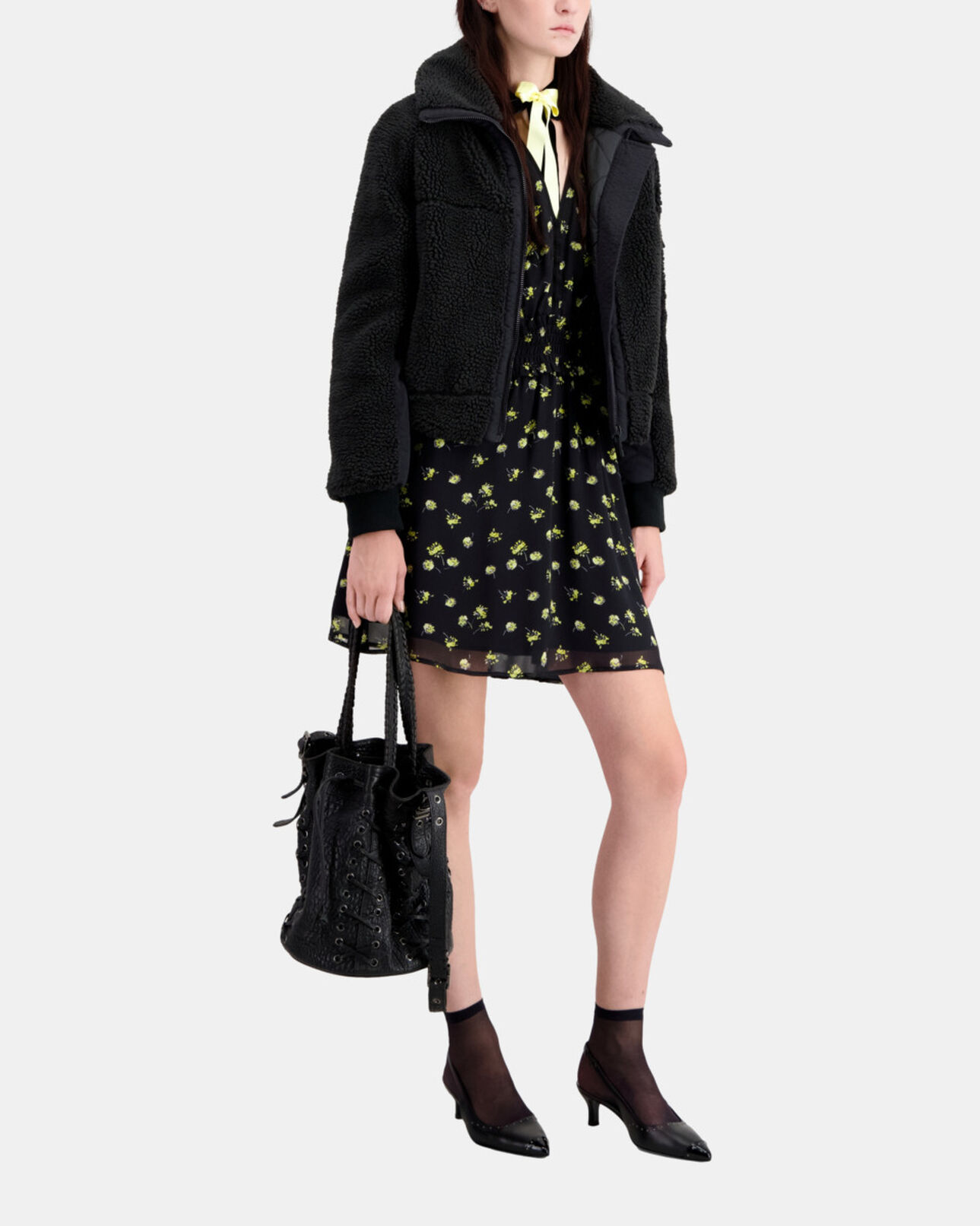 The Kooples FEMME BLACK blouson noir