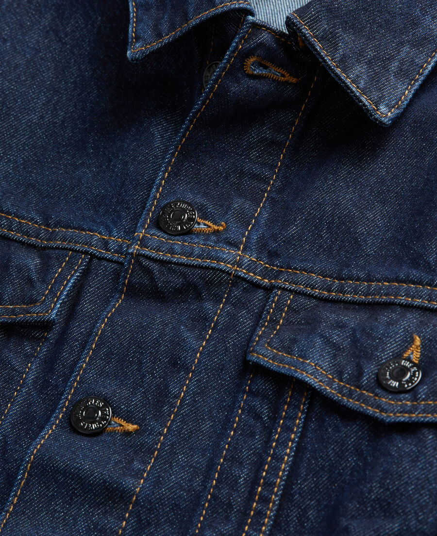 blue denim jacket