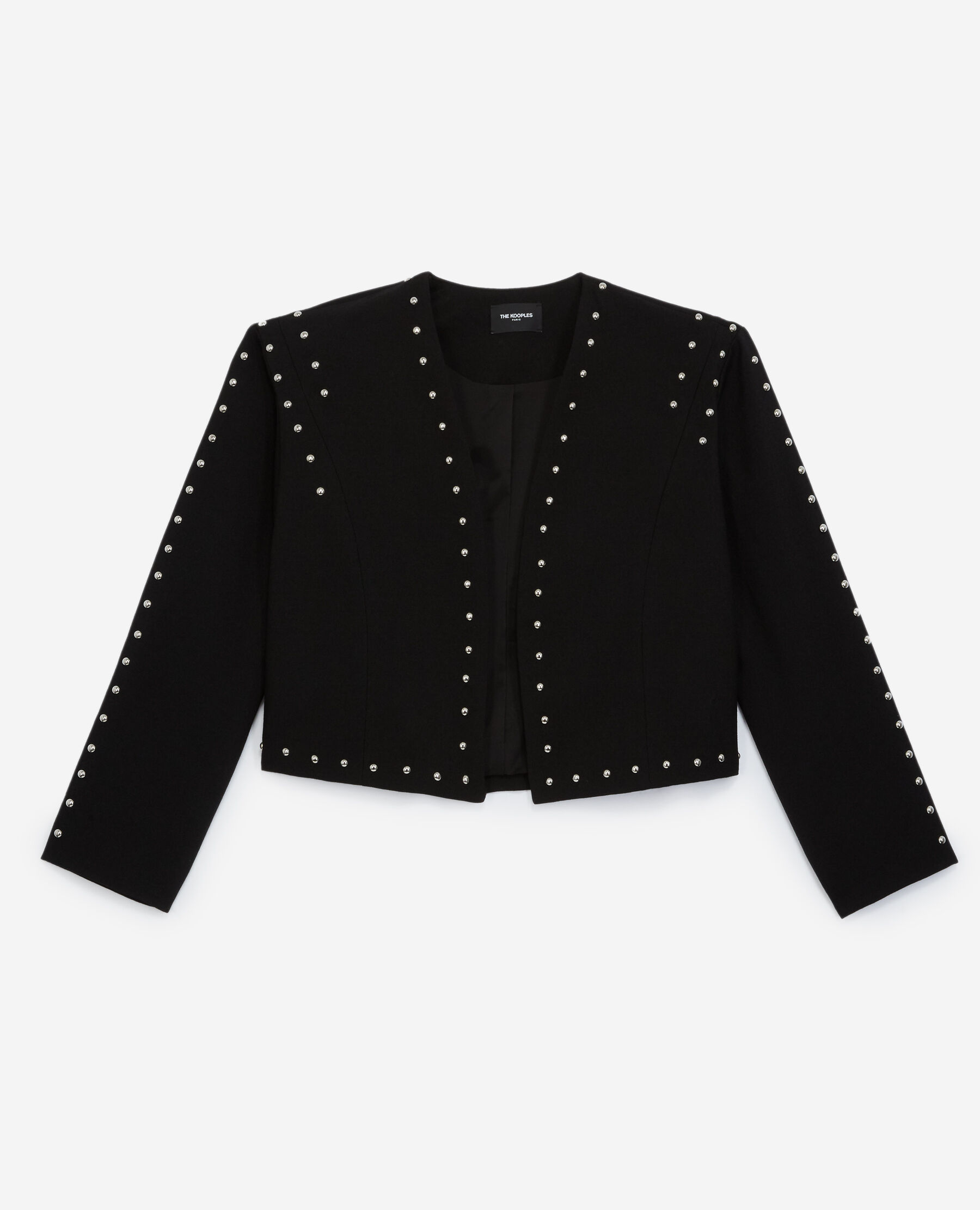 Veste laine sales noire