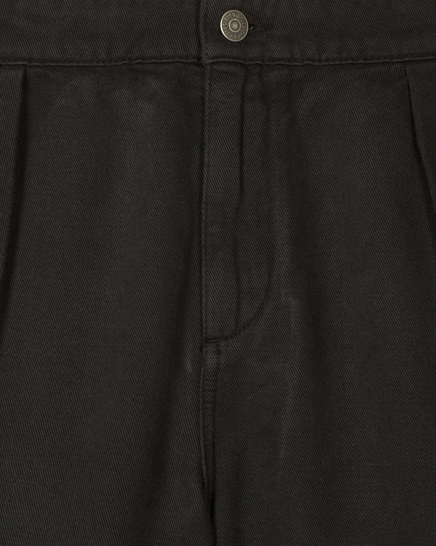 Black cotton and linen cargo shorts, BLACK, hi-res image number null