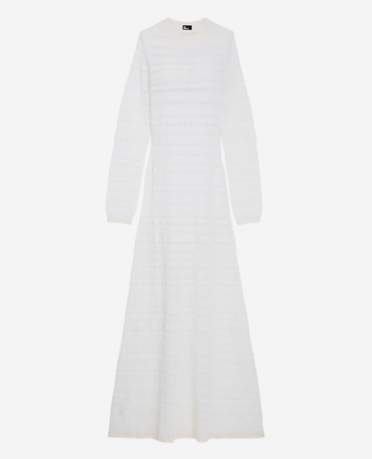 Robe longue en laine blanche The Kooples