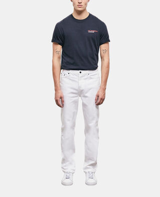 The Kooples H WHITE white straight-cut jeans