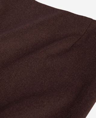 The Kooples F BROWN long brown pencil skirt