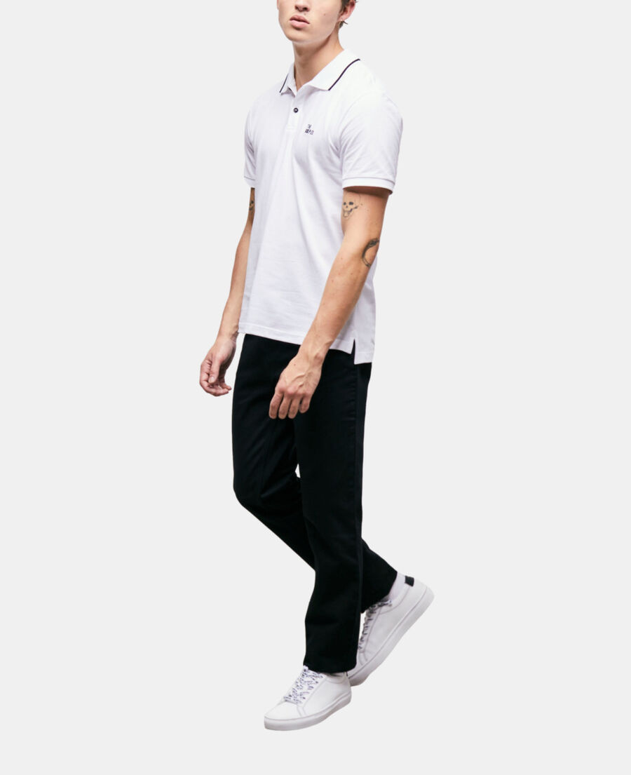 white classic polo