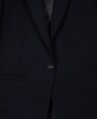 The Kooples WOMEN DARK NAVY navy wool blend suit jacket