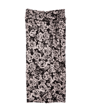 The Kooples FEMME BLACK / PINK jupe mi-longue imprimée