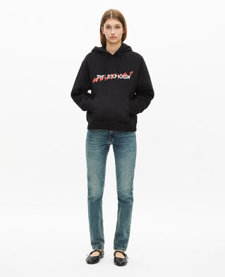 The Kooples FEMME BLACK sweatshirt à capuche what is noir