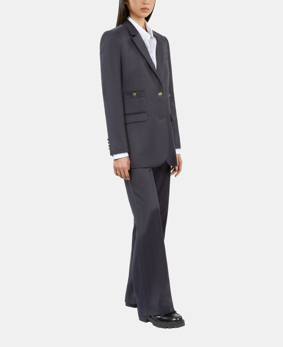 The Kooples F NAVY navy blue suit jacket