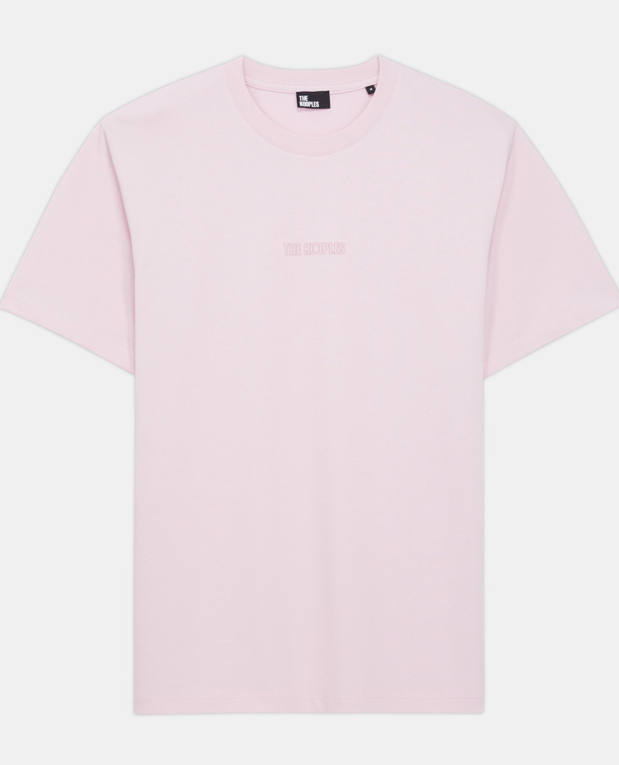 Men's pink t-shirt with logo, PALE PINK, hi-res image number null