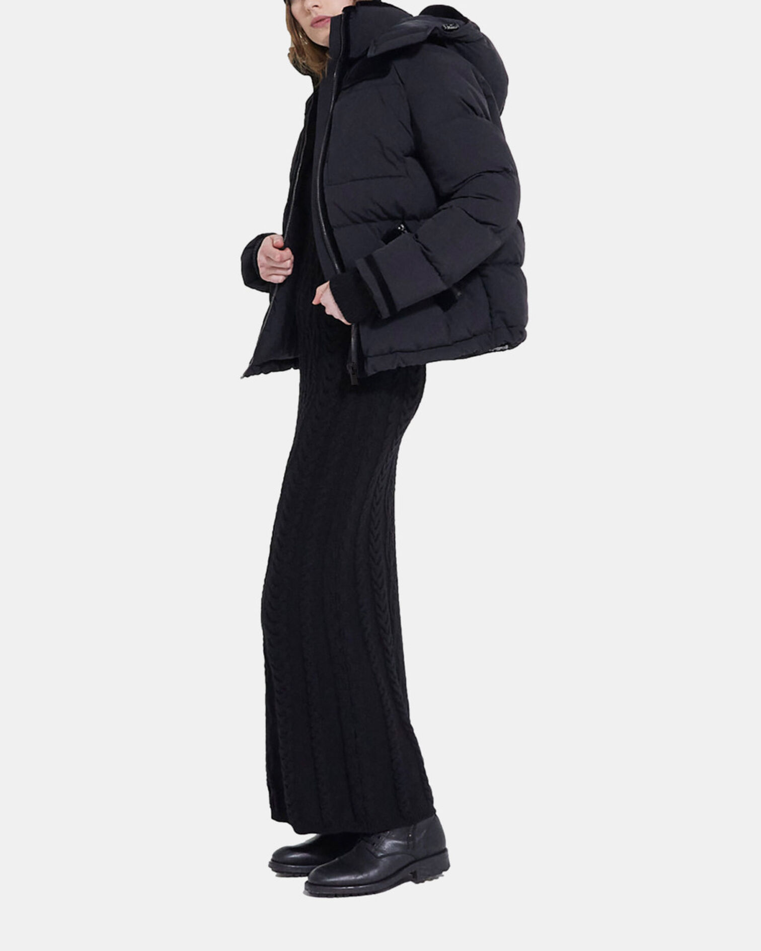 Doudoune noire, BLACK, hi-res image number null
