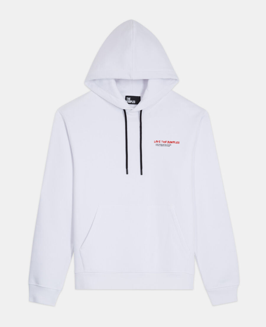 i love kooples white sweatshirt
