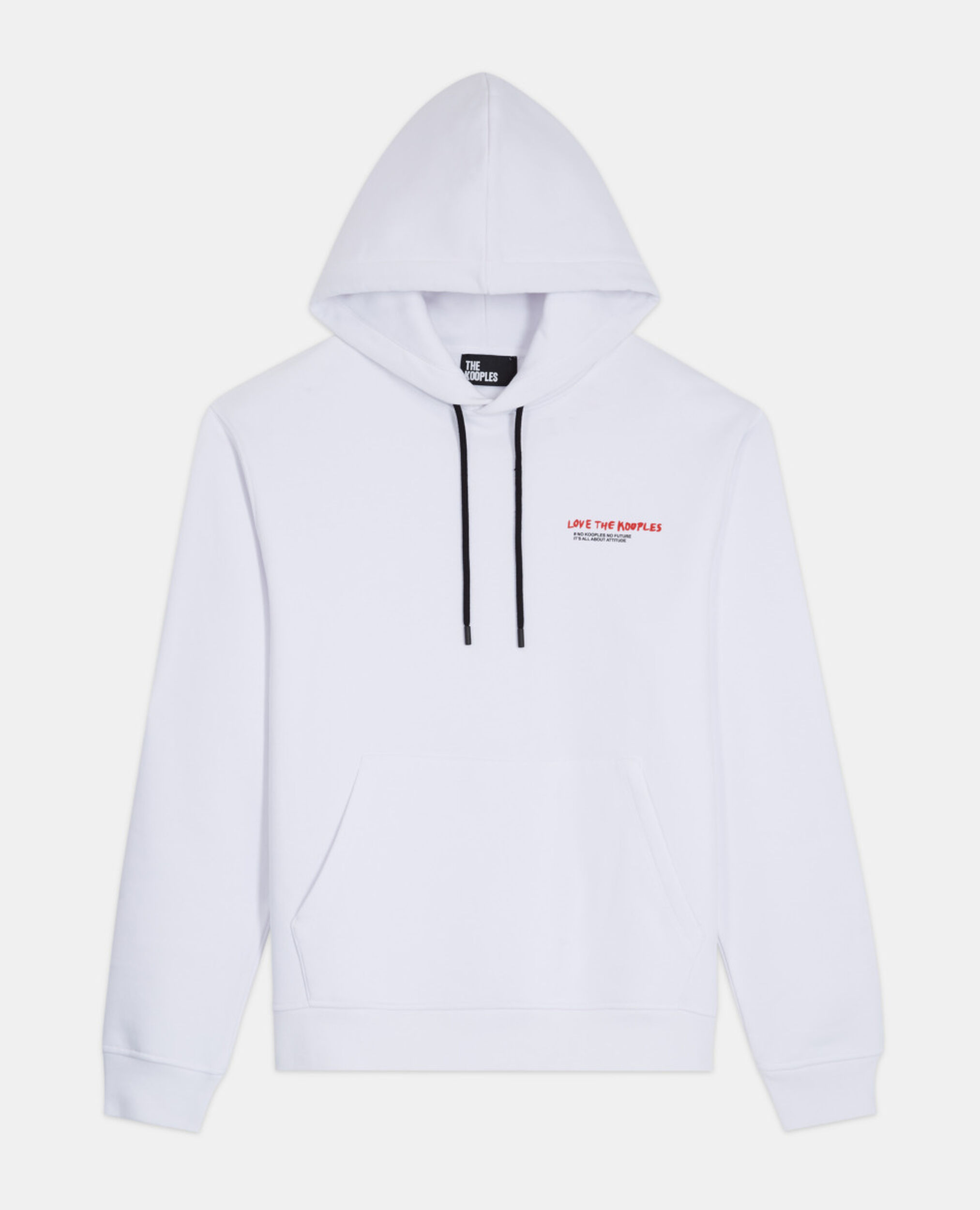 I Love Kooples white sweatshirt, WHITE, hi-res image number null