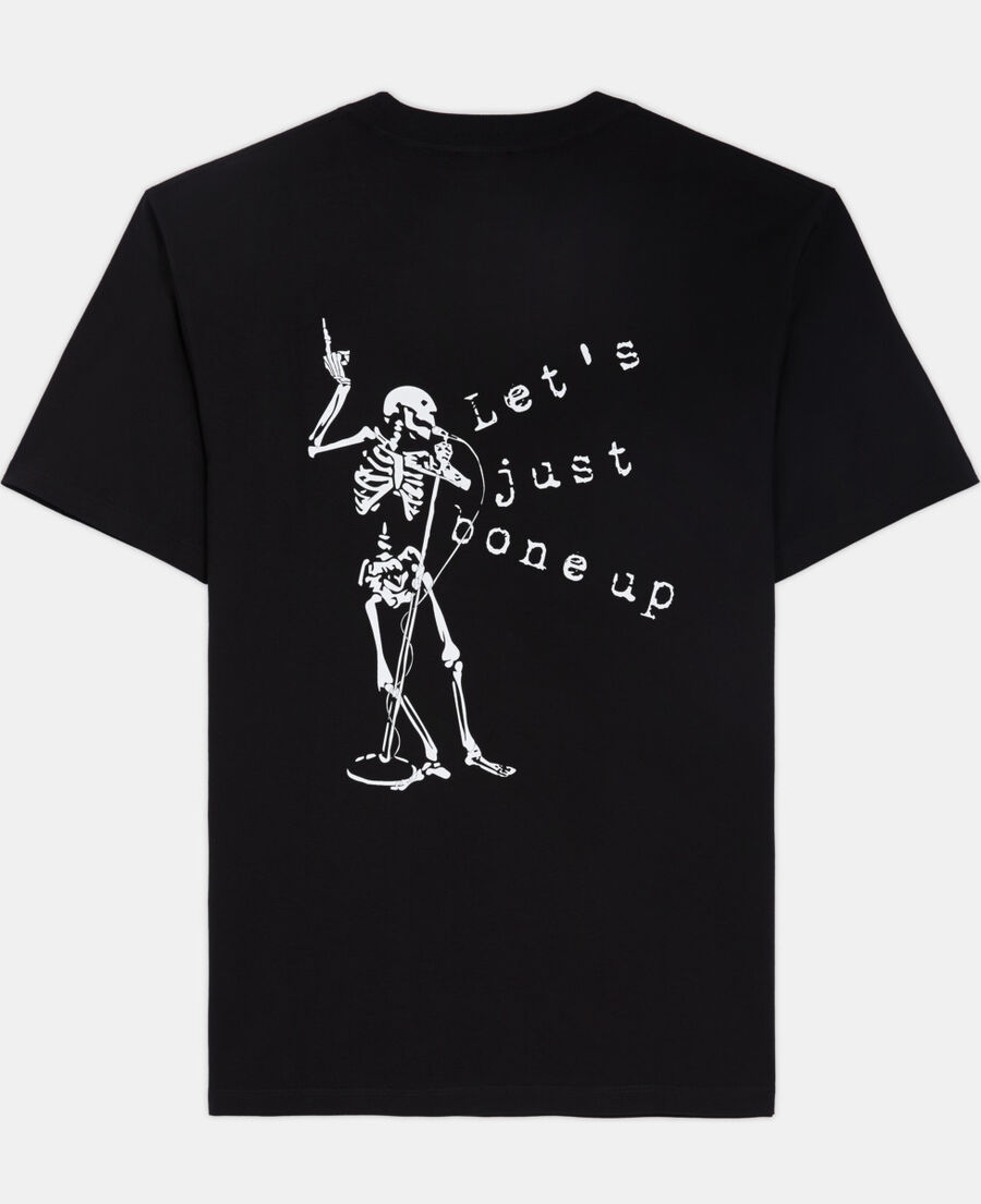 The Kooples HOMME BLACK t-shirt sérigraphié noir
