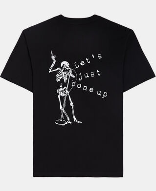The Kooples HOMME BLACK t-shirt sérigraphié noir