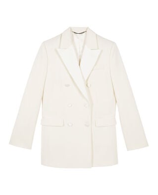 The Kooples FEMME ECRU veste de smoking écrue