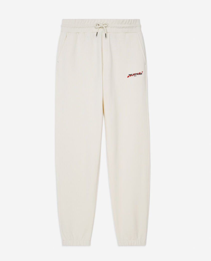 The Kooples FEMME ECRU jogging écru imprimé what is
