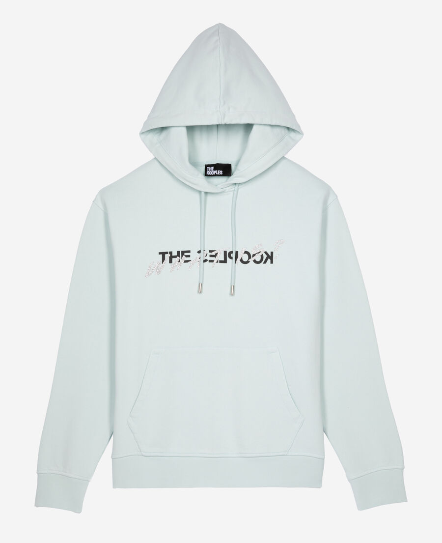 The Kooples WOMEN BABY BLUE what is hoodie light blue