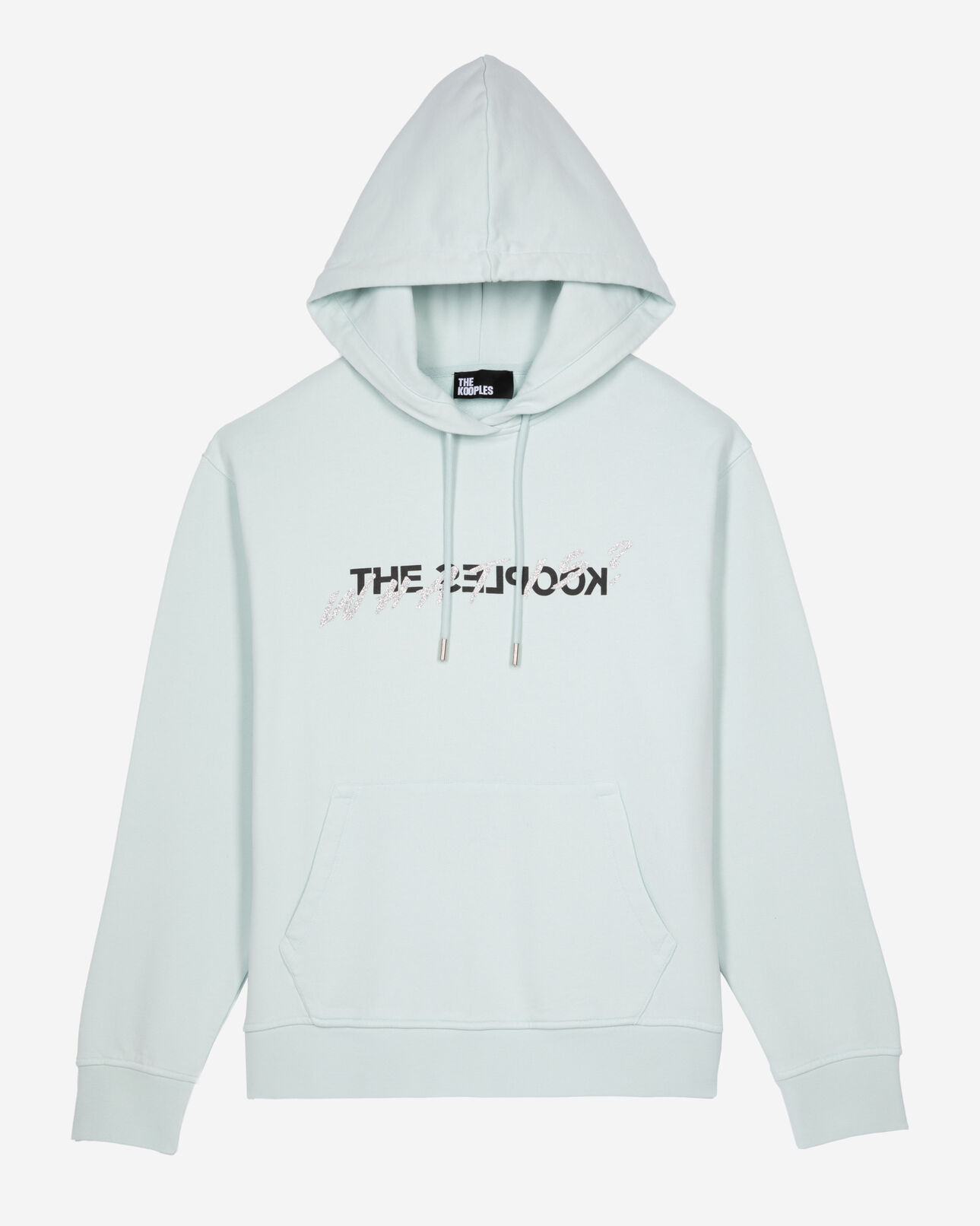 The Kooples WOMEN BABY BLUE what is hoodie light blue